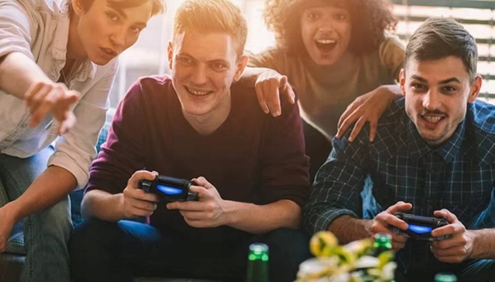 KONTROLER BEZPRZEWODOWY DO PS4 PAD DOUBLESCHOCK WIBRACJE NOWY AI&JL