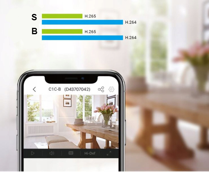 Kamera WiFi C1C-B EZVIZ FHD Mikrofon Głośnik Wewnętrzna magnetyczna