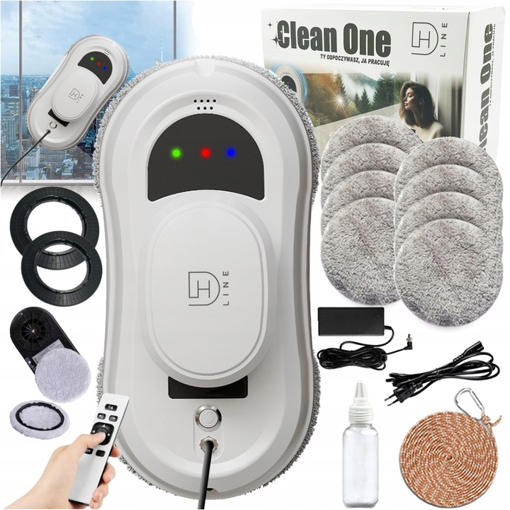 INTELIGENTNY ROBOT DO MYCIA SZYB OKIEN LUSTER AUTOMATYCZNA MYJKA