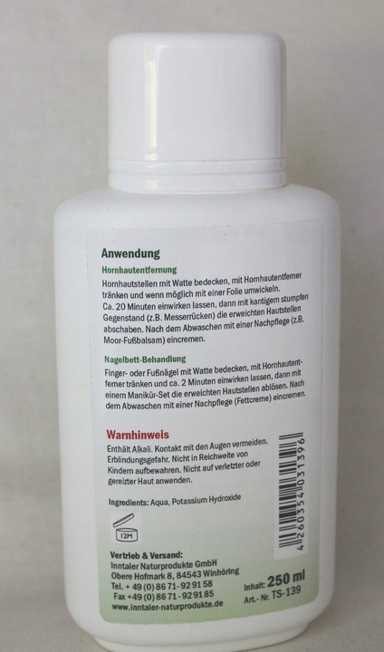 HornEx 250ml Usuwa zrogowaciały naskórek Extra Mocny DE