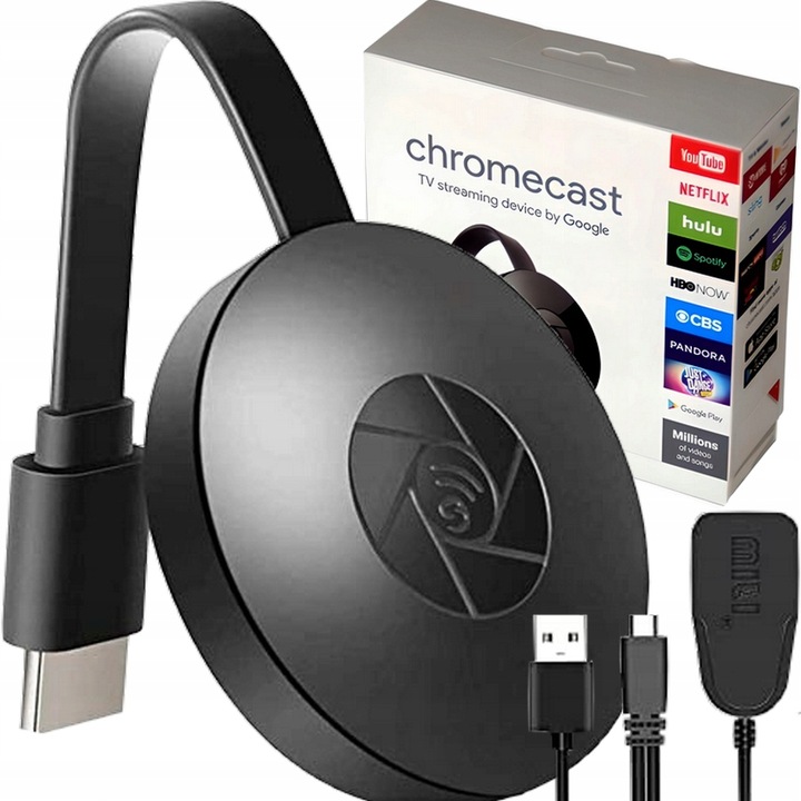 ADAPTER G2 HDMI WIFI CHROMECAST STREAM HD WECAST BEZPRZEWODOWY MIRROSCREEN