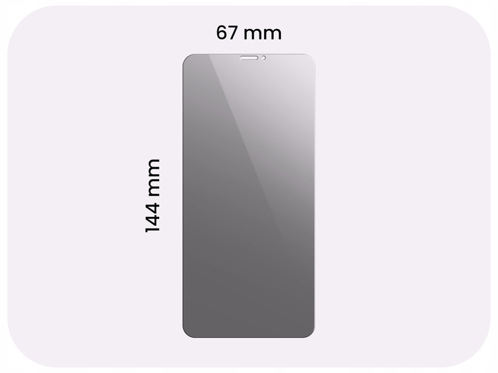 (2-pak) Szkło Hartowane Do iPhone 11 / XR (Prywatyzujące, Ochronne, 9H)