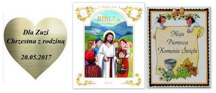 Przyjąłem Jezusa Biblia na Pierwszą Komunię w etui
