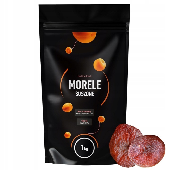 MORELE SUSZONE NATURALNE 1kg HiFOOD Bez Pestek NIESIARKOWANE zbiór 2025