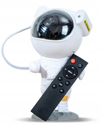 PROJEKTOR GWIAZD MGŁAWICY ASTRONAUTA Z PILOTEM W ZESTAWIE NA PREZENT