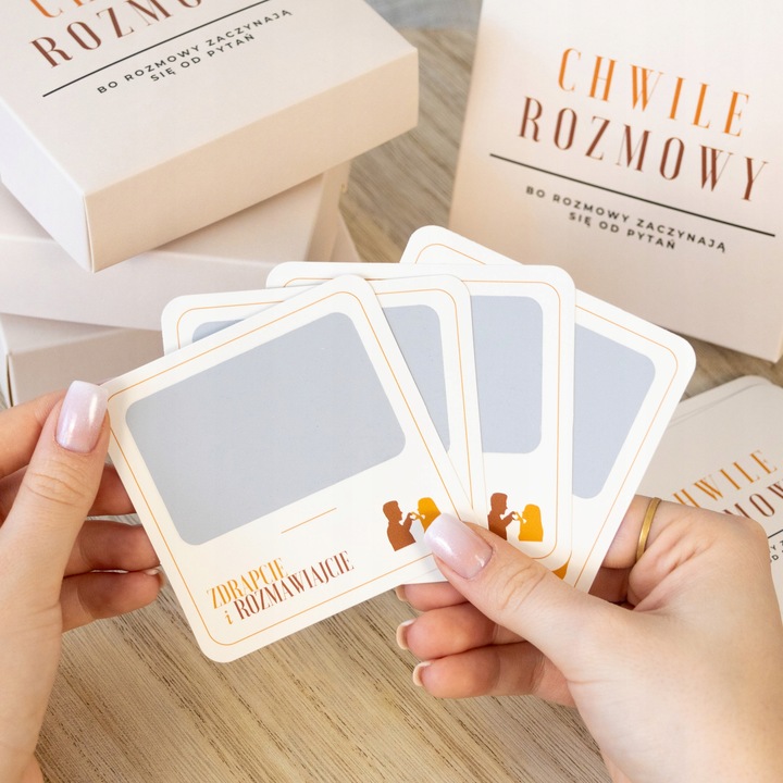 Chwile Rozmowy - Karty zdrapki z pytaniami dla Par, Zdrap Chwile Walentynki