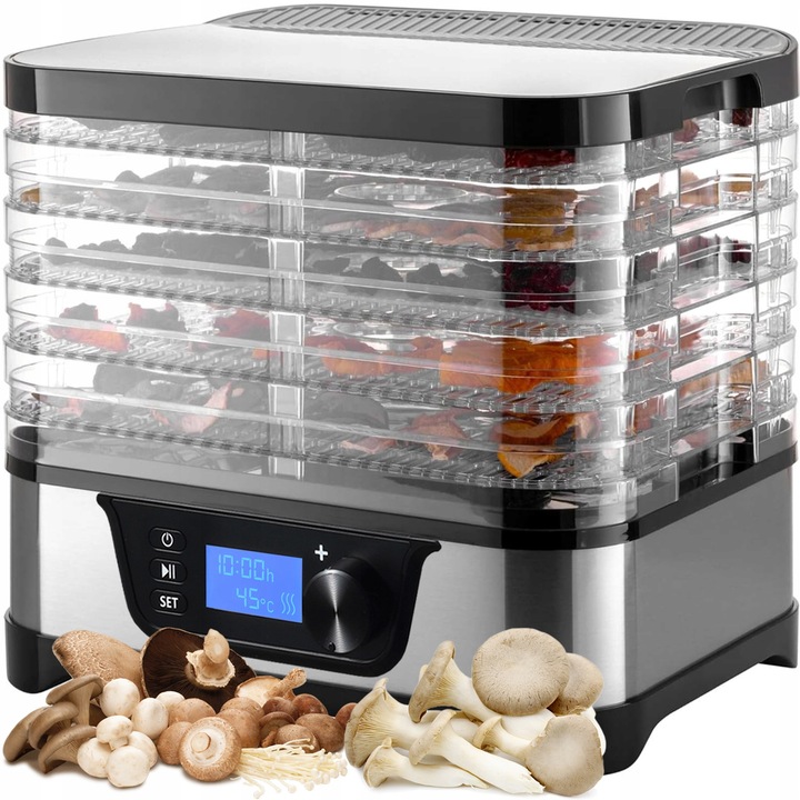SUSZARKA DO GRZYBÓW OWOCÓW WARZYW ZIÓŁ SPOŻYWCZA TIMER - DUŻA WYSOKA