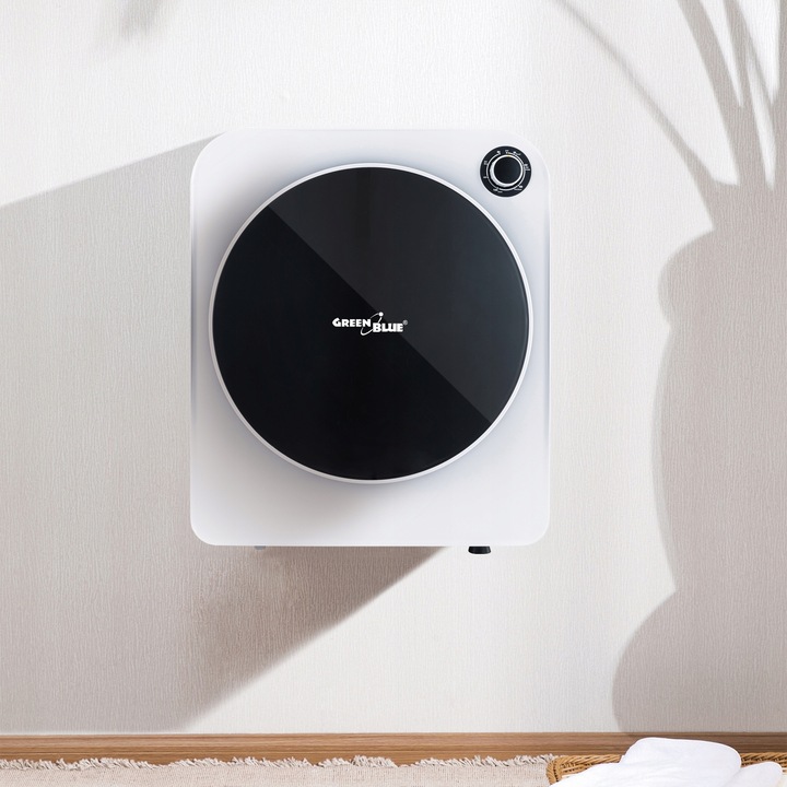 Suszarka bębnowa do ubrań mała 5 programów wsad 3kg 830W GreenBlue