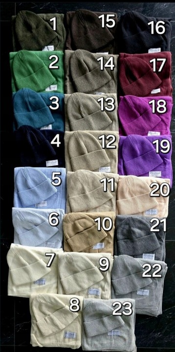 Szal + czapka 50 % kaszmir 50 % wełna : komplet