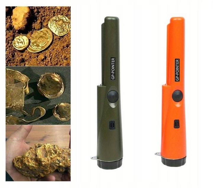 Wykrywacz Metali Detektor Metalu Ręczny GP POINTER Monet Złota z Latarką