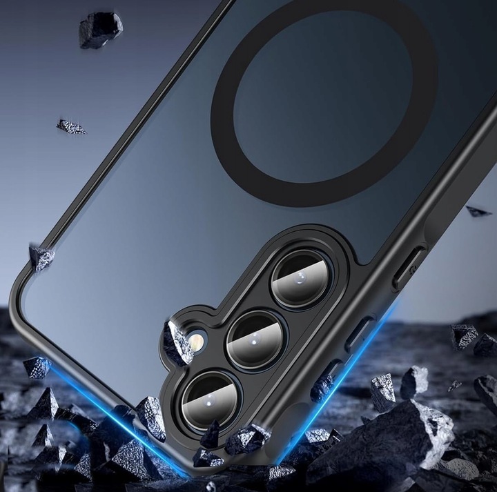 Etui do Samsung Galaxy A56 WZMACNIANE 360° MATOWE MATT Case + 2x SZKŁO