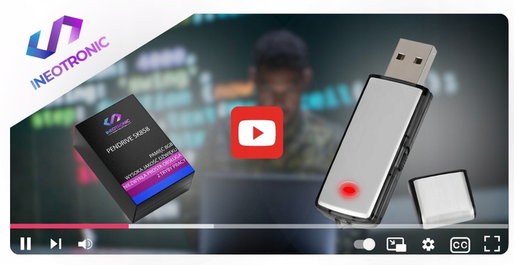 MINI DYKTAFON SZPIEGOWSKI PODSŁUCH PENDRIVE DYSKRETNY REJESTRATOR USB