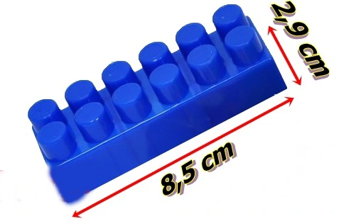 KLOCKI KONSTRUKCYJNE 500 w POJEMNIKU POLSKIE