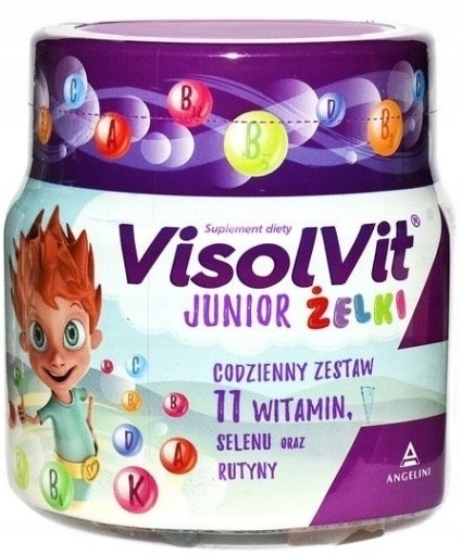 Visolvit Junior żelki - WITAMINY DLA DZIECI 2x50 sztuk + FOREMKI GRATIS!