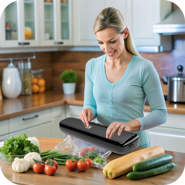 ZGRZEWARKA PRÓŻNIOWA DO ŻYWNOŚCI PAKOWARKA O MOCY 135W + ZESTAW WORKÓW XXL