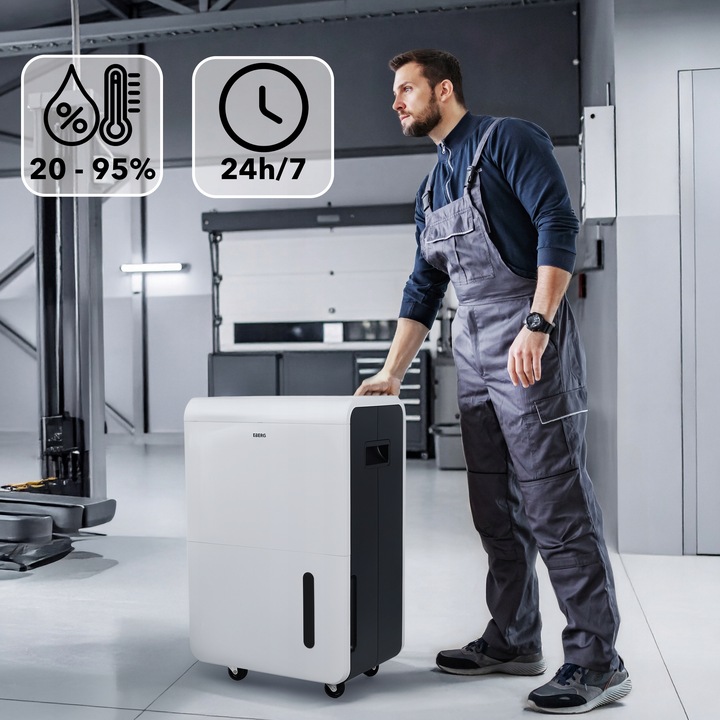 Osuszacz powietrza SEVA pochłaniacz wilgoci cichy wydajny aż 70L/24h +