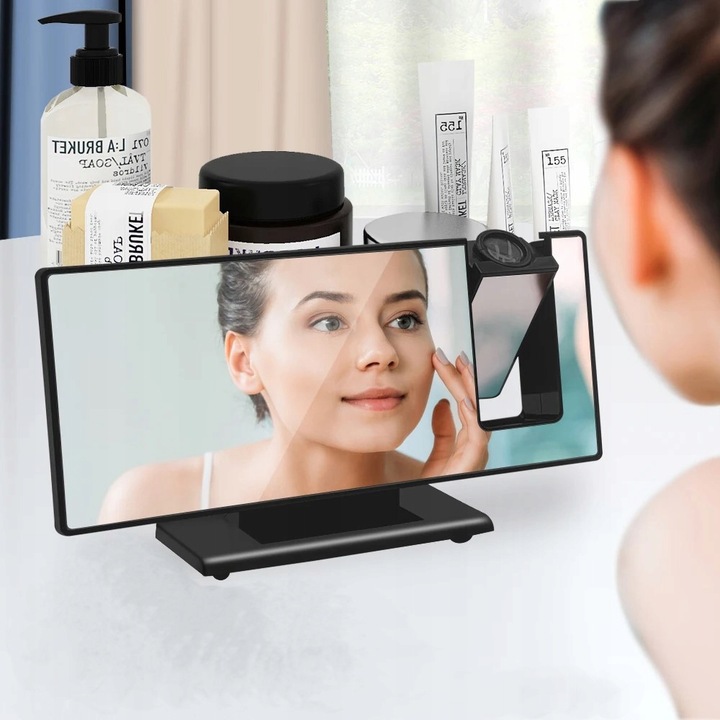 BUDZIK ZEGAR ELEKTRONICZNY LED PROJEKTOR DATA ALARM TERMOMETR 4w1