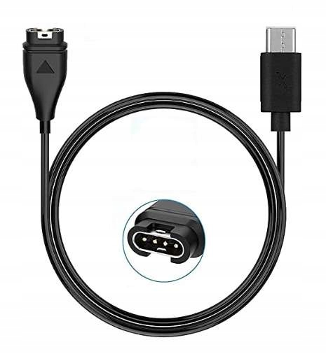 kabel USB TYP-C ładowarka Garmin FENIX 5X 6 6S 6X 7 7X 8 PRO Venu 2S 3S SQ