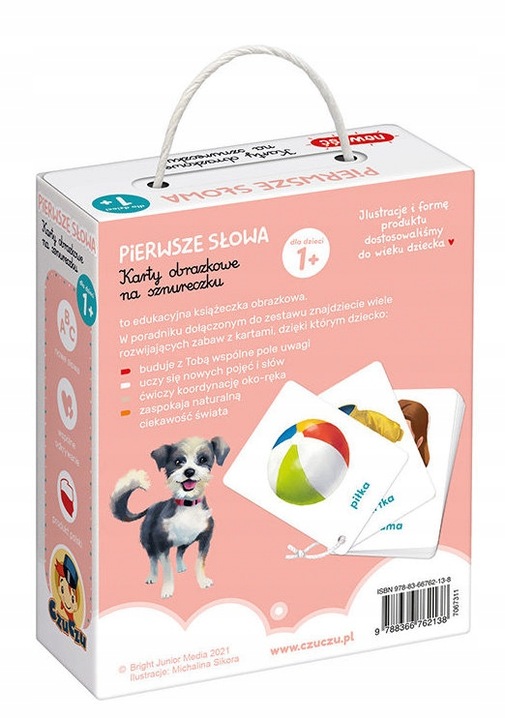 CZUCZU CZU CZU KARTY OBRAZKOWE PIERWSZE SŁOWA 12M+