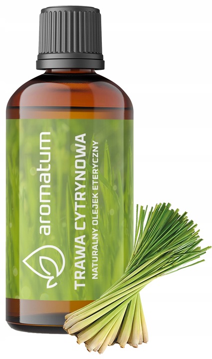 Aromatum TRAWA CYTRYNOWA 100% NATURALNY OLEJEK ETERYCZNY cytrusowy 100ml XL