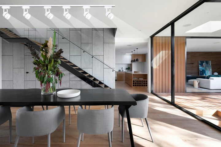 Zestaw 6x SPOT REFLEKTOR RUCHOMY BIAŁY NA GU10 + SZYNOPRZEWÓD Szyna 2m