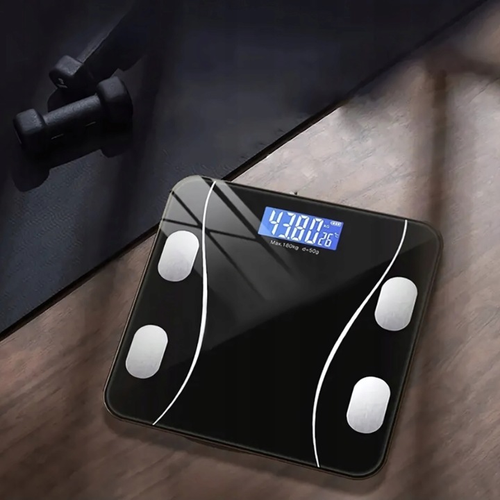 WAGA ŁAZIENKOWA ANALITYCZNA CZUJNIKI SMART ANDROID iOS BATERIE