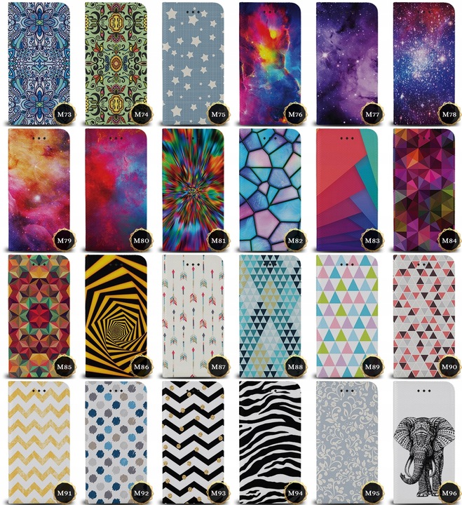 Etui Case do Samsung Galaxy M15 5G +Szkło WZORY