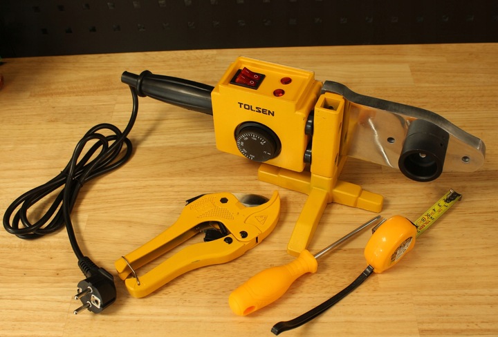 Zgrzewarka do rur 20-25-32-40-50-63mm / 700W-1500W / ZESTAW WALIZKOWY