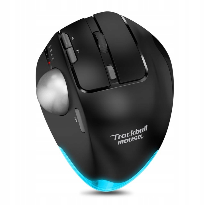 zelotes Trackball mysz 4800DPI bezprzewodowa mysz