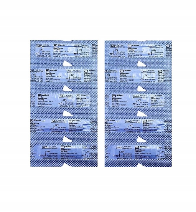 ZESTAW Paski Optium Xido do ciał KETONOWYCH (20) i GLUKOZY (20)