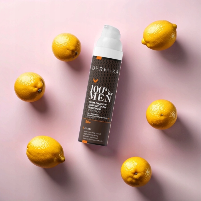 KREM DO TWARZY DLA MĘŻCZYZN 50+ DERMIKA FOR MEN PRZECIWZMARSZCZKOWY 100ML