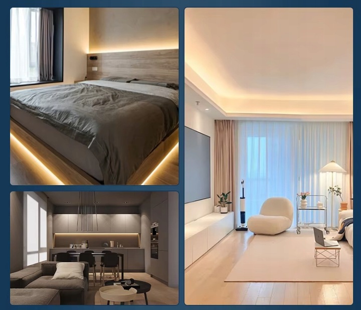 Taśma LED Neon COB 24V 10m 608d CCT 2700-6500K BIAŁA CIEPŁA NEUTRALNA