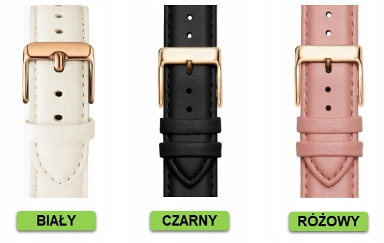 PASEK SKÓRZANY DO HUAWEI WATCH GT 2 GT3 42MM ELEGANT KOLORY