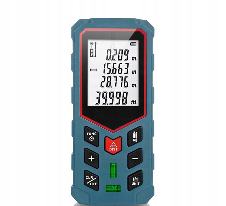 DALMIERZ LASEROWY POZIOMICA MIERNIK ODLEGŁOŚCI CYFROWY KĄTOMIERZ