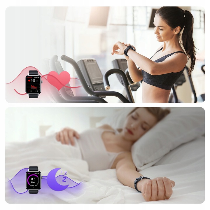 SMARTWATCH DAMSKI ROZMOWY ZEGAREK SPORTOWY POLSKIE MENU SMART WATCH ZEGAREK