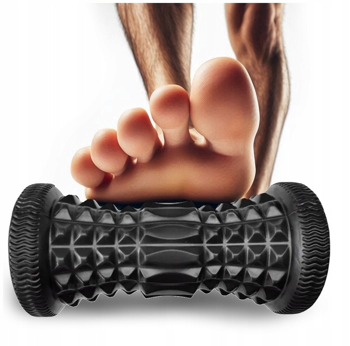 Wałek do masażu stóp z wypustkami Roller z kolcami masażer ciała Rolka 16x8