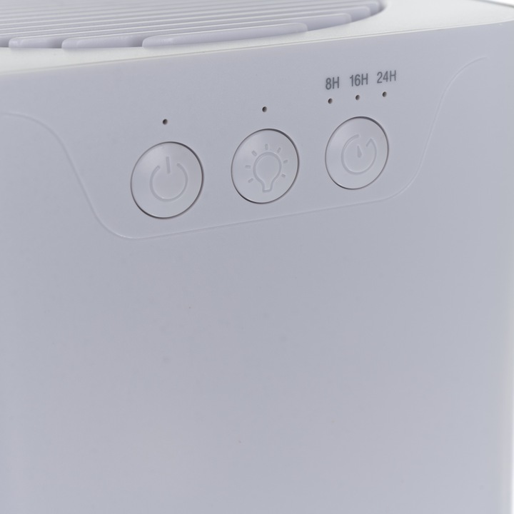 Osuszacz Powietrza Pochłaniacz Wilgoci Cichy Timer + Podświetlenie