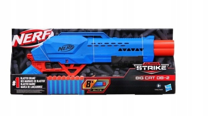 Precyzyjny Pistolet Karabin Nerf Alpha Strike+40 Strzałek Zestaw Na Prezent