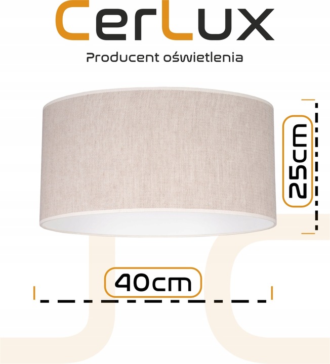 STYLOWY Abażur 40cm