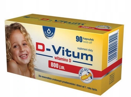 D-VITUM 800 J.M. WIT D DLA DZIECI 90 TWIST-OFF
