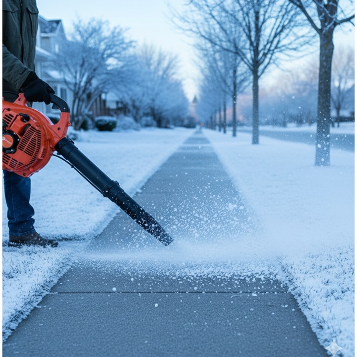 DMUCHAWA SPALINOWA DO LIŚCI ŚNIEGU ODKURZACZ OGRODOWA Z ROZDRABNIACZEM