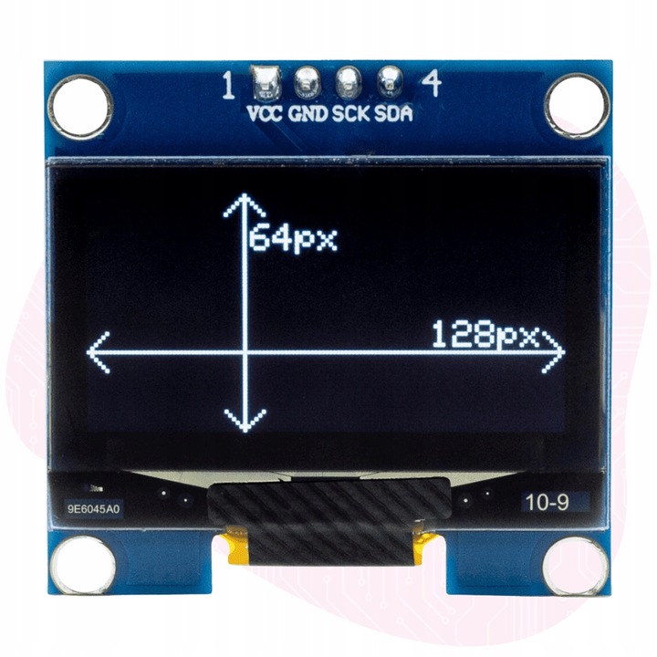 Wyświetlacz OLED 1,3 Arduino I2C SH1106 Biały