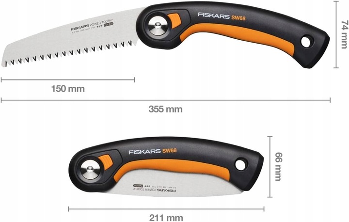 FISKARS Piła ręczna do drewna - składana SW68 15cm 1067552