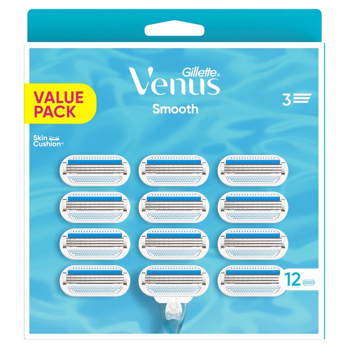 Venus Smooth, 12 wkładów do maszynki