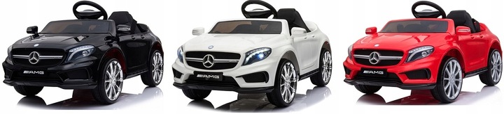 MERCEDES GLA 4x4 12V, PILOT 2.4G, 4 AMORY Auto na akumulator, koła EVA