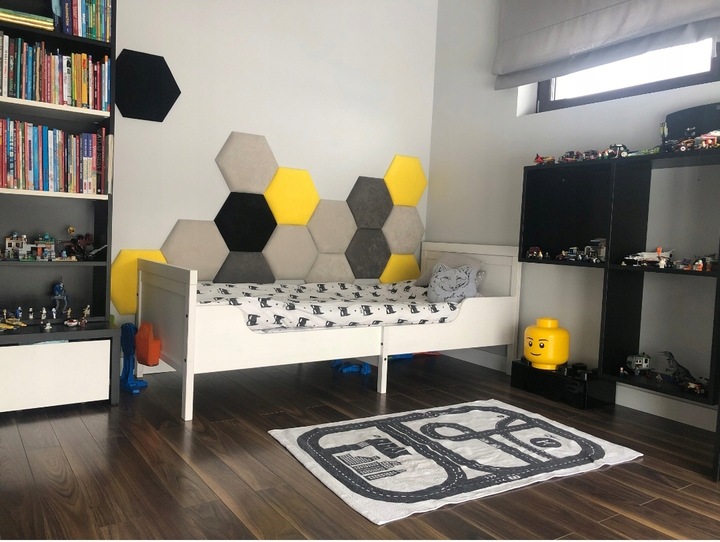 PLASTER MIODU panele tapicerowane HEXAGON SOFT