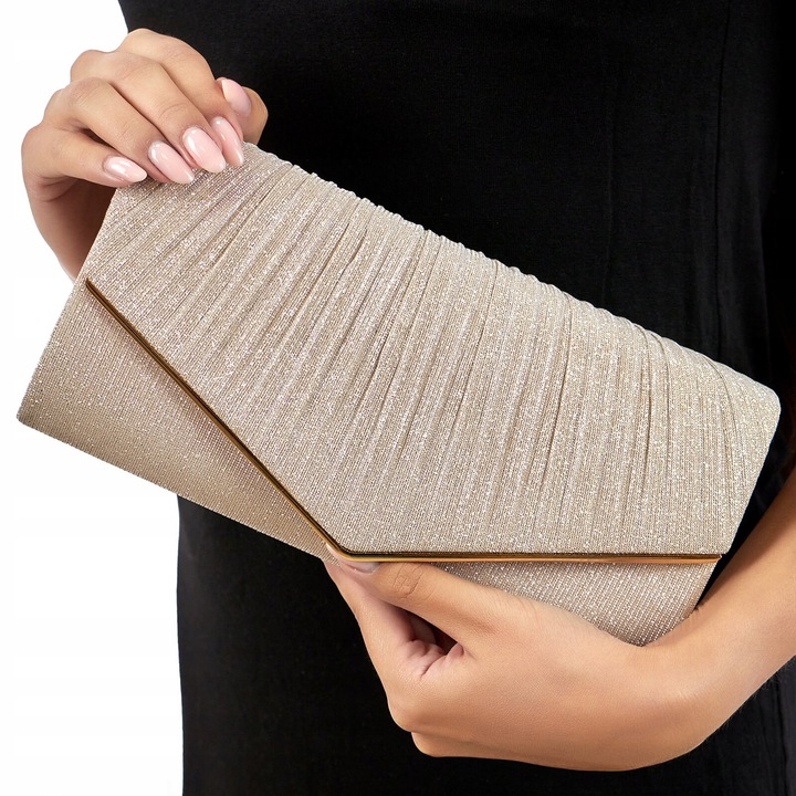 TOREBKA elegancka damska KOPERTÓWKA wizytowa wieczorowa mała ŚLUB