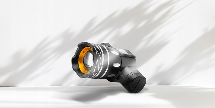 Lampa Rowerowa Przednia + Tylna na Kierownicę Akumulatorowa USB Latarka LED