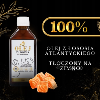 LAB V Olej z łososia z zawartością witamin 250ml
