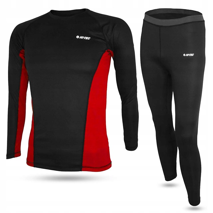 BIELIZNA TERMOAKTYWNA MĘSKA HI-TEC GÓRA I DÓŁ NA ZIMĘ KOMPLET KAMO SET